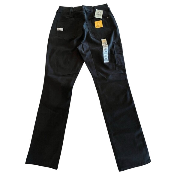 Ariat Jeans Womens Sz 28R NWT TAILORED Rebar DuraStretch Black Straight Leg Pant - Picture 5 of 13